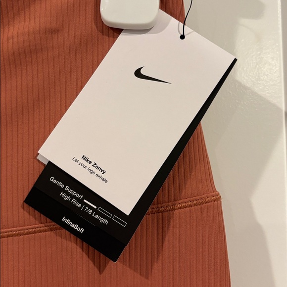 NEW Nike Womens Zenvy InfinaSoft Ribbed High Rise Leggings Large - Picture 4 of 11